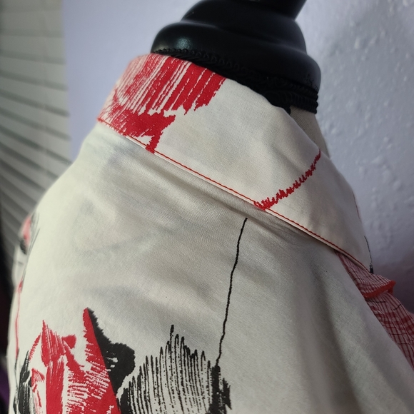 Georg Roth Lots Angeles Duffle Front Button Up Sheet Pleated - Picture 14 of 16